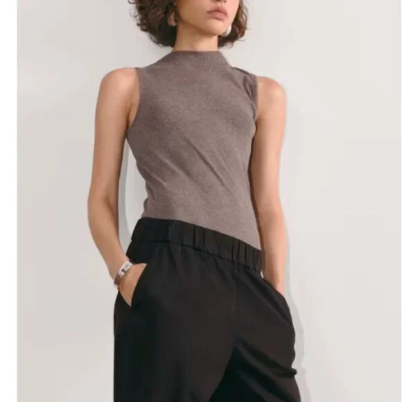 NWT Everlane The Easy Pant Pull On Black Size Medium - Picture 3 of 13